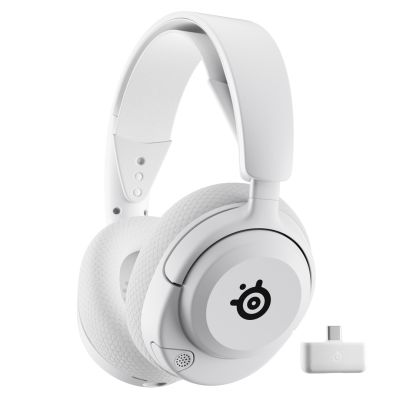 4. SteelSeries Gaming Headset Arctis Nova 5P Bluetooth Over-ear Microphone Noise canceling Wireless White