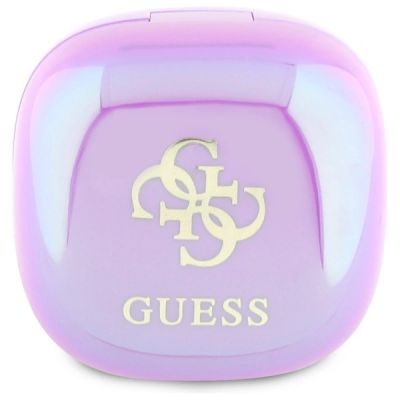 2. Słuchawki Guess 4G Printed Logo Bluetooth TWS + stacja dokująca - fioletowe