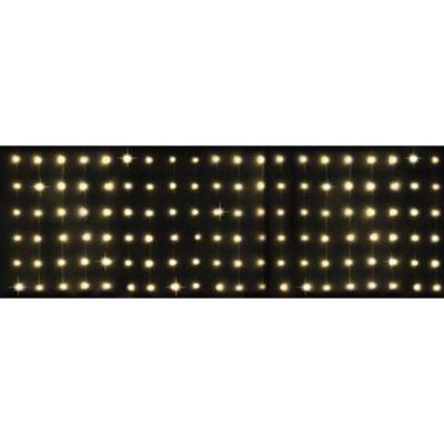 43. LAMPKI CHOINKOWE KURTYNA ŚWIETLNA ZEW/WEW 120 LED 300X60CM Z PILOTEM CIEPŁY BIAŁY