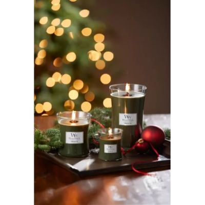 4. WoodWick Frasier Fir świeca Elipsa Szary 1 szt.