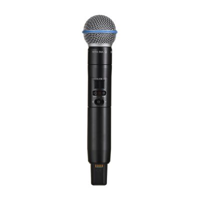 8. Shure SLXD24DE/B58-G59 - Podwójny cyfrowy system bezprzewodowy z dwoma nadajnikiami/mikrofonami "do ręki"