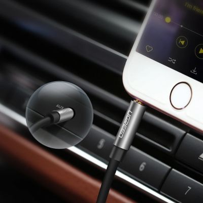 3. Kabel Ugreen AV119 10737 audio mini jack 3,5mm / mini jack 3,5mm 5m - czarny