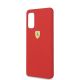 5. Etui Ferrari Silicone na Samsung Galaxy S20 - czerwone