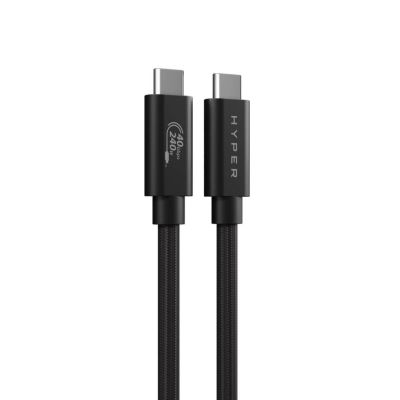 4. HYPER HyperDrive Next kabel USB USB4 Gen 3x2 1,2 m USB C Czarny