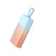 6. Powerbank Baseus Popsicle 5200mAh 20W z wbudowanym kablem Lightning (+ biały kabel Baseus Simple USB-C - USB-C 60W/20V/3A/30cm) - niebiesko-pomarańczowy