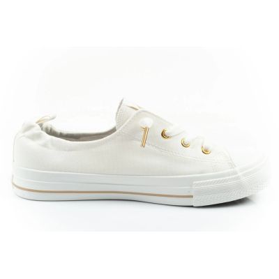 4. Lee Cooper buty sportowe damskie trampki modne białe wsuwane