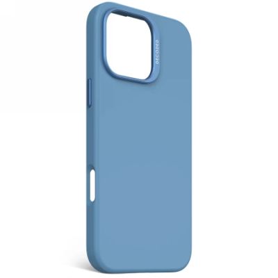 2. Etui Decoded AntiMicrobial Silicone Backcover z MagSafe do iPhone 16 Pro Max - niebieskie
