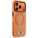 4. Etui BMW M IML Metal Logos MagSafe na iPhone 17 Pro - promarańczowe
