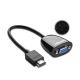 11. Ugreen kabel przewód przejściówka adapter jednokierunkowy z HDMI (męski) do VGA (żeński) FHD czarny (MM105 40253)