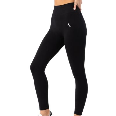 2. Legginsy sportowe damskie bezszwowe czarne Carpatree Blaze - C-BSC