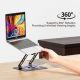 5. UNITEK OT1098AGY01 stojak na laptop Podstawka pod notebooka i tablet Srebrny 43,9 cm (17.3")