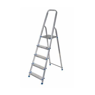 AWTOOLS Drabina aluminiowa wolnostojąca 5 stopni 150 kg