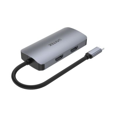 2. UNITEK P5 Trio USB 3.2 Gen 1 (3.1 Gen 1) Type-C Szary
