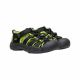 6. Sandały trekkingowe dziecięce na lato Keen Newport H2 Black/Lime green dla dzieci (1009942)