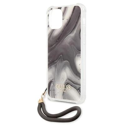 6. Etui Guess Marble Collection na iPhone 12 Pro Max - szare