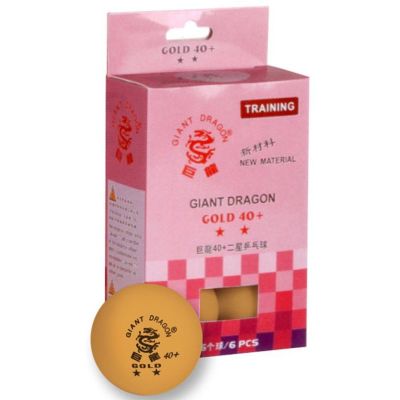 2. Piłeczki do ping ponga SMJ Gold Star 6 szt 8342