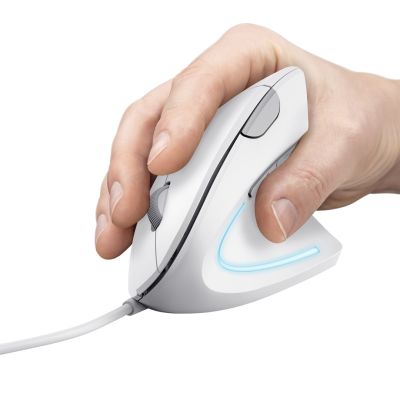 5. Mysz TRUST Verto ERGO vertical ergonomic White