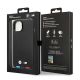 8. Etui BMW Leather Stamp Tricolor MagSafe na iPhone 14 Plus - czarne
