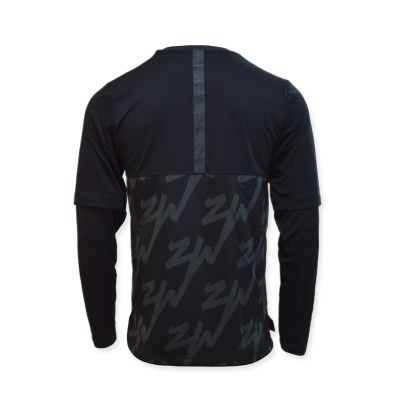 2. Bluza Air Jordan Zion Longsleeve Shooting Shirt Black/Dk Smoke Grey/Dk Smoke Grey - DJ5871-010