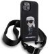 3. Etui Karl Lagerfeld Crossbody Silicone Ikonik do iPhone 15 - czarne