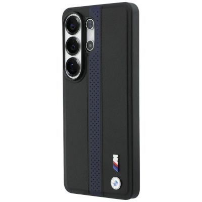 2. Etui BMW Perforated Stripe Logo MagSafe do Samsung Galaxy S26 Ultra - niebieskie