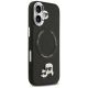 4. Etui Karl Lagerfeld Karl & Choupette Pins MagSafe do iPhone 17 - czarne