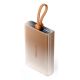 3. Powerbank Vention 10000 mAh USB-C + Lightning + USB-A 22,5W z wyświetlaczem LED miedziany