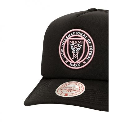 3. Czapka z daszkiem Mitchell &amp; Ness Inter Miami CF MLS Evergreen trucker HT8611-IMCBLCK