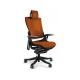 Fotel biurowy Wau 2 NW45 siatka mandarin/czarny
