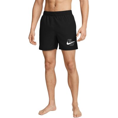 Spodenki kąpielowe Nike Logo Lap 5" Volley czarne NESSG574 001