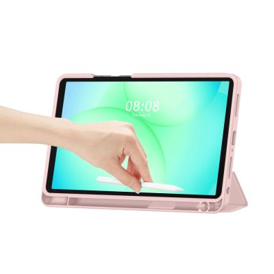5. Etui TechProtect SmartCase Pen na Samsung Galaxy Tab A9+ / A11+ Plus 11.0 X210 / X215 / X216 / X230 / X235 / X236 - różowe
