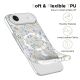 3. Etui Tech-Protect FlexAir MagSafe na iPhone 17 Air - stokrotki z liśćmi