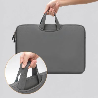 7. Torba na laptop Wozinsky WNT-17G 17.3" z chowaną rączką neoprenowa - szara