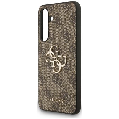 7. Etui Guess Big 4G Classic Logo na Samsung Galaxy S25 FE - brązowe