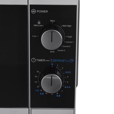 3. Kuchenka mikrofalowa SHARP YC-MG01E-S (800W; 20l; kolor srebrny)