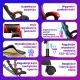 8. Extralink Gaming | Fotel gamingowy | biurowy, obrotowy, kubełkowy, czarno-czerwony, G-522