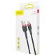 15. BASEUS KABEL CAFULE 2A 2M (CZERWONO-CZARNY)