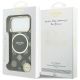 8. Etui Guess IML Peony Dot MagSafe na iPhone 17 Pro - czarne