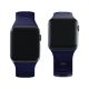 5. Pasek silikonowy 3mk Silicone Watch Strap do Apple Watch 38 / 40 / 41 mm - niebieski
