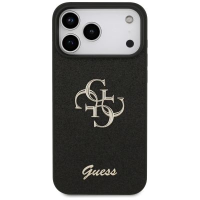 3. Etui Guess Fixed Glitter Big 4G na iPhone 17 Pro Max / 18 Pro Max - czarne