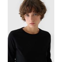Longsleeve oversize gładki damski 4F 4FWMM00TLONF431-20S