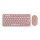 2. Logitech Pebble 2 Combo klawiatura Dołączona myszka Uniwersalne RF Wireless + Bluetooth QWERTY Amerykański międzynarodowy Różowy