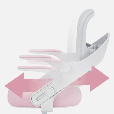 4. Fotel obrotowy Junior 4.3 Pink-Grey