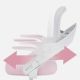 4. Fotel obrotowy Junior 4.3 Pink-Grey