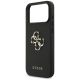 6. Etui Guess Grained Big 4G & Classic Logo na iPhone 17 Pro Max - czarne