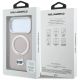 8. Etui Karl Lagerfeld with Ring Stand 360 Choupette Head Pin MagSafe na iPhone 18 Pro / 17 Pro - różowe