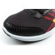 6. Leomil buty sportowe dziecięce sneakersy Pokemon lekkie na rzep LED czarne