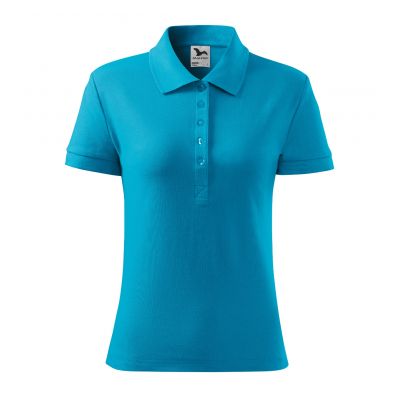 2. Koszulka polo Malfini Cotton W MLI-21344 turkus