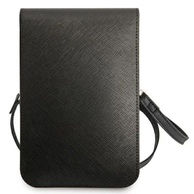 5. Torebka Guess Saffiano Triangle - czarna