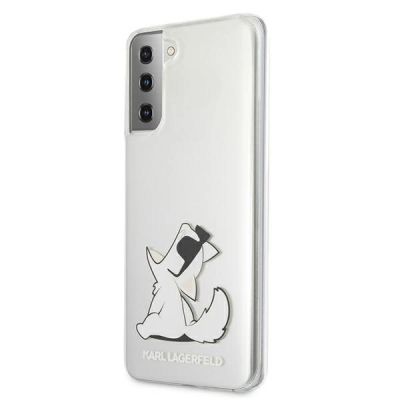 2. Etui Karl Lagerfeld Choupette Fun na Samsung Galaxy S21+ - przezroczyste